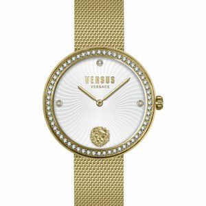 Versace Women's Diamond Gold Watch! New